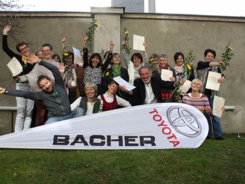 Toyota Bacher unterstützt das Tiroler Hospiz bei HWS || Auto Bacher GmbH & Co.KG in 